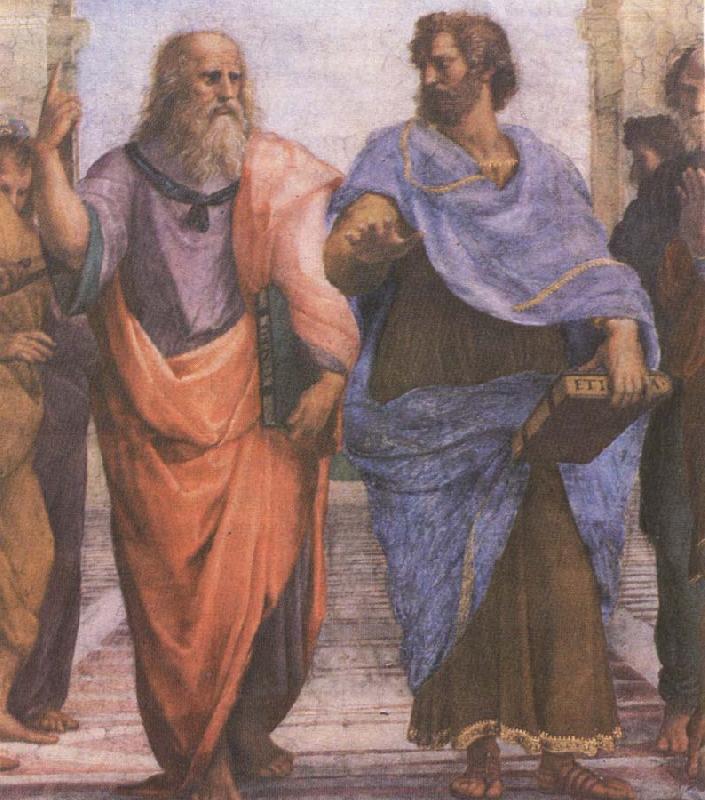 unknow artist aristoteles och platon